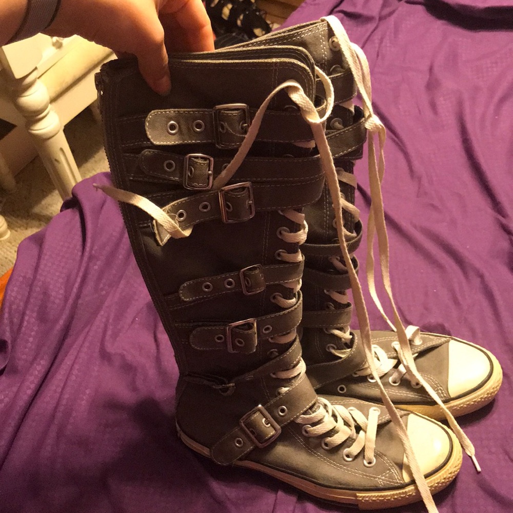 Knee high converse